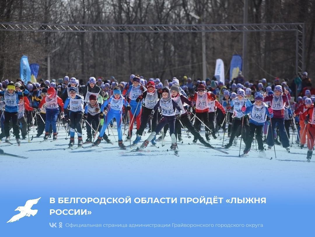 В Белгородской области пройдёт «Лыжня России»