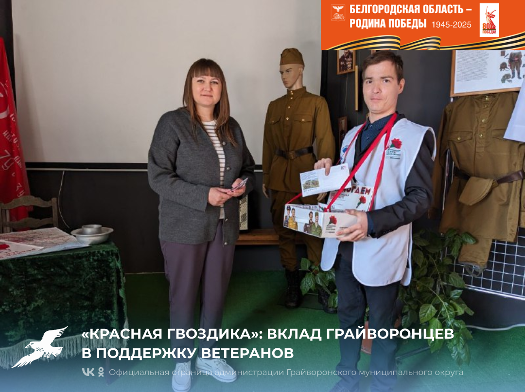 «Красная гвоздика»: вклад грайворонцев в поддержку ветеранов.