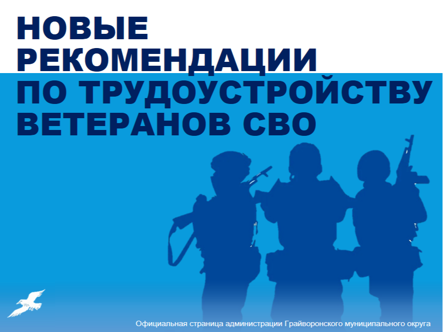 Новые рекомендации по трудоустройству ветеранов СВО.
