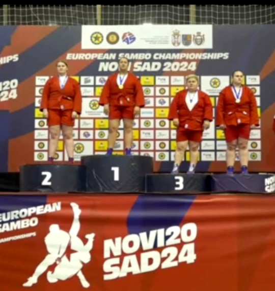 Альбина Чоломбитько – бронзовый призёр чемпионата Европы по самбо.