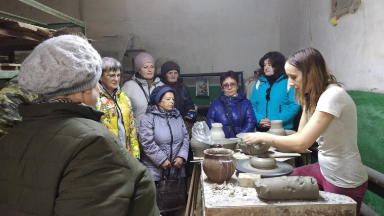 Грайворонцы посетили Борисовскую фабрику художественной керамики.