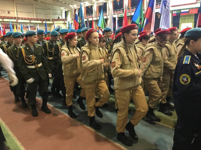 Грайворонцы приняли участие в областном Параде кадетов.
