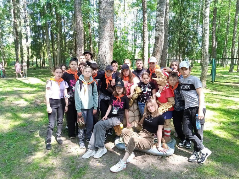 Юные грайворонцы отдыхают в детском лагере им. А. Матросова в Ярославской области.