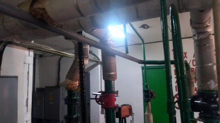Сотрудники организации «Грайворон-теплоэнерго» отремонтировали трубопровод системы химводоочистки.