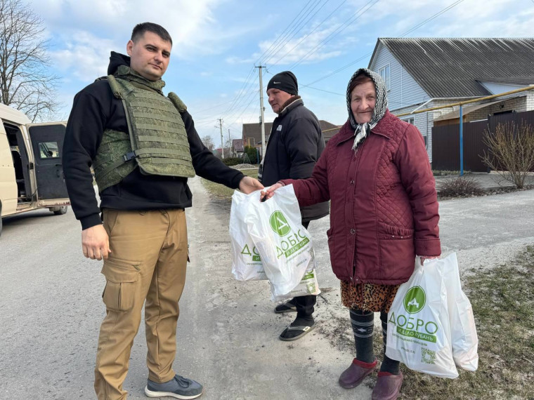 Благотворительный фонд «Добро и Дело Кубани» успешно доставил гуманитарный груз в Грайворонский горокруг.